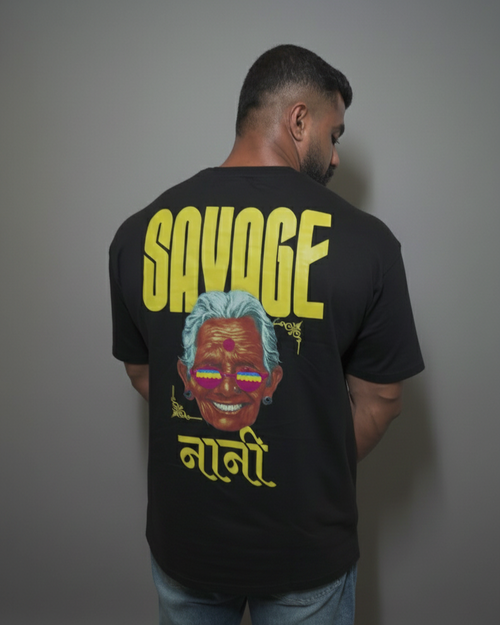 SAVAGE NANI Oversized T-Shirt | YTD Clothing
