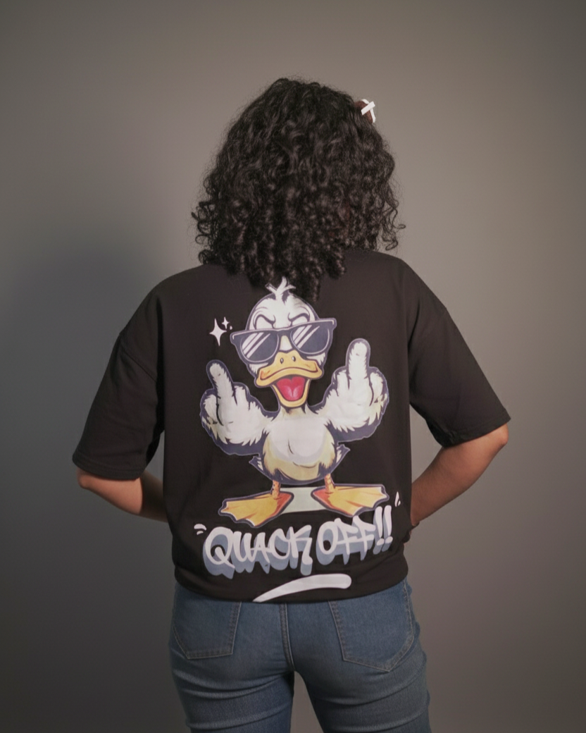 QUACK OFF Oversized T-Shirt | YTD Clothing